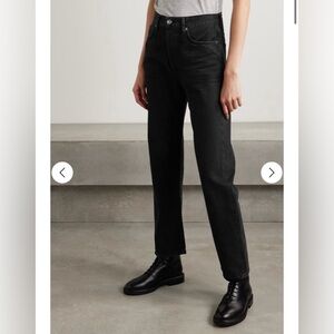 AGOLDE 90’s Pinch Waist high-rise straight-leg jeans Womens 26” Black